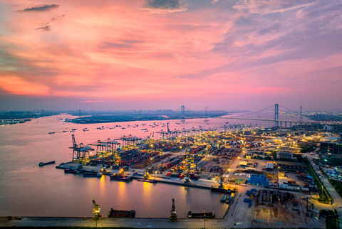 东莞港夜色